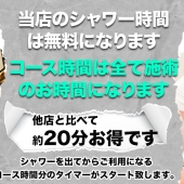 シャワー時間は無料
